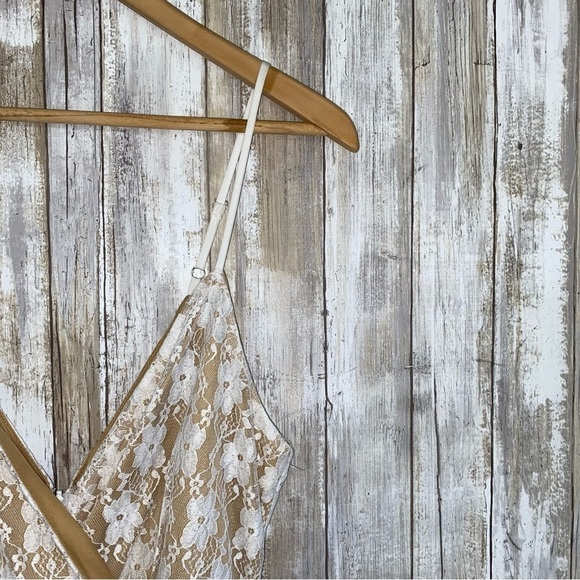 Lulus Frilled To Be Here Lace Floral Ruched Dress - Picture 5 of 9